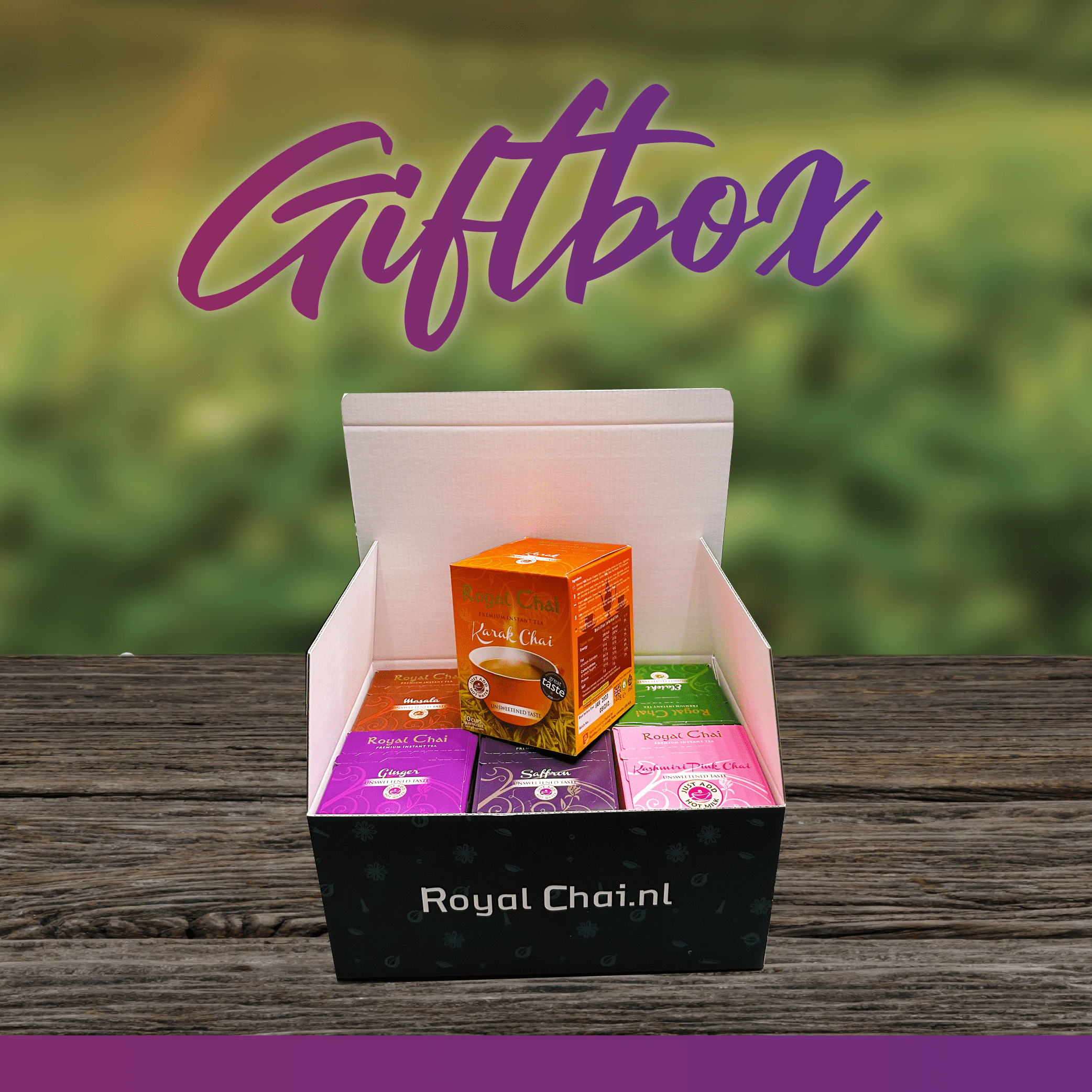 Giftbox on table