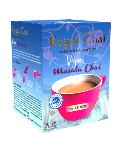 Vegan masala chai, royalchai box unsweetened