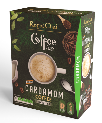 Cardamom coffee latte unsweetened